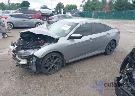 2019 Honda Civic Sport из США, поврежденный, VIN 2HGFC2F81KH564217